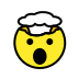 exploding head on OpenMoji