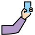selfie: light skin tone on OpenMoji
