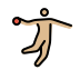 person playing handball: medium-light skin tone on OpenMoji