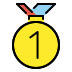 1st place medal on OpenMoji