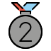 2nd place medal on OpenMoji