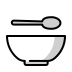 bowl with spoon on OpenMoji