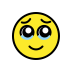 face holding back tears on OpenMoji