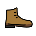 hiking boot on OpenMoji