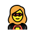 woman superhero on OpenMoji