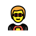 man superhero on OpenMoji