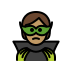 supervillain: medium skin tone on OpenMoji