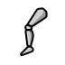 mechanical leg on OpenMoji
