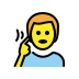 deaf man on OpenMoji