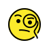 face with monocle on OpenMoji
