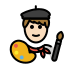 artist: light skin tone on OpenMoji