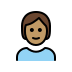 person: medium skin tone on OpenMoji