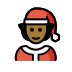 Mx Claus: medium-dark skin tone on OpenMoji