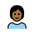 person: medium-dark skin tone on OpenMoji