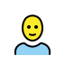 person: bald on OpenMoji