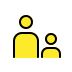 family: adult, child on OpenMoji