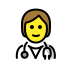 health worker on OpenMoji