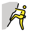 person climbing on OpenMoji