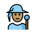 mage: medium skin tone on OpenMoji