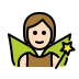 นางฟ้า: โทนผิวสีขาว on OpenMoji