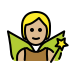 นางฟ้า: โทนผิวสีขาวเหลือง on OpenMoji