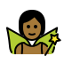 fairy: medium-dark skin tone on OpenMoji