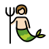 merperson: light skin tone on OpenMoji