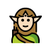 elf: light skin tone on OpenMoji