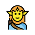 man elf on OpenMoji