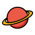 ringed planet on OpenMoji