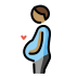 pregnant man: medium skin tone on OpenMoji
