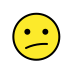 face with diagonal mouth on OpenMoji
