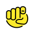 index pointing at the viewer on OpenMoji