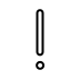 white exclamation mark on OpenMoji