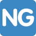 NG button on Twitter/X