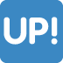 UP! button on Twitter/X