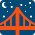 bridge at night on Twitter/X