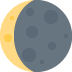 waning crescent moon on Twitter/X
