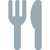 fork and knife on Twitter/X