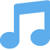 musical note on Twitter/X