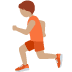 person running: medium skin tone on Twitter/X
