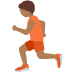 person running: medium-dark skin tone on Twitter/X
