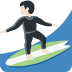 man surfing: light skin tone on Twitter/X