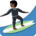 man surfing: dark skin tone on Twitter/X