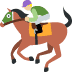 horse racing: medium-light skin tone on Twitter/X