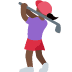 woman golfing: dark skin tone on Twitter/X