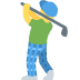 man golfing on Twitter/X