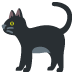 black cat on Twitter/X