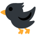 black bird on Twitter/X