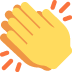 clapping hands on Twitter/X